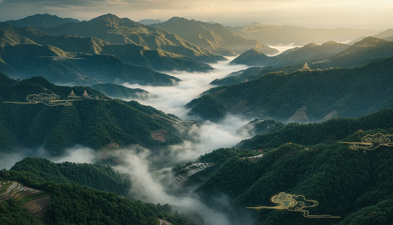 Yunnan Mountain Valley Dawn